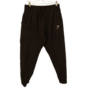 Gymshark Essential jogger sweatpants mens M Medium black work out gym A2A2X